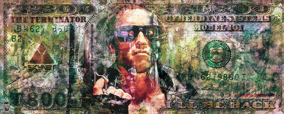 Tech Noir - Original - SOLD by artist Kid-A - Wyecliffe Galleries