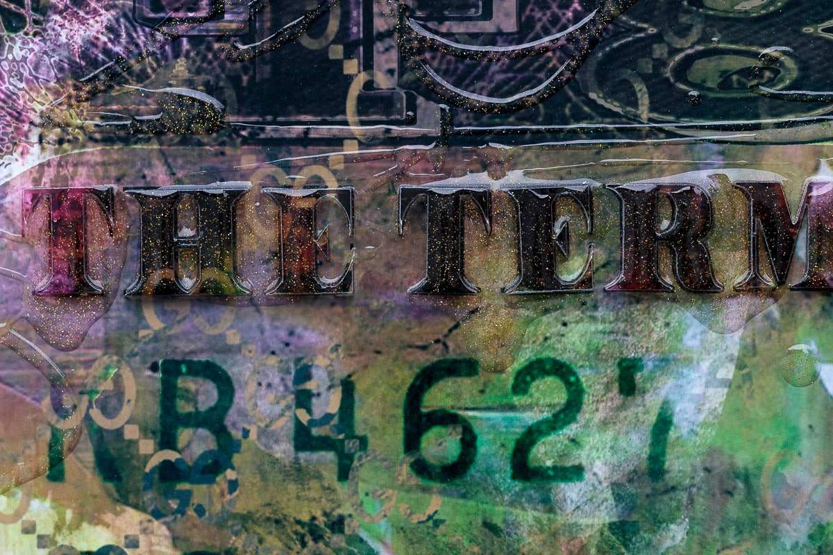 Tech Noir - Original - SOLD by artist Kid-A - Wyecliffe Galleries