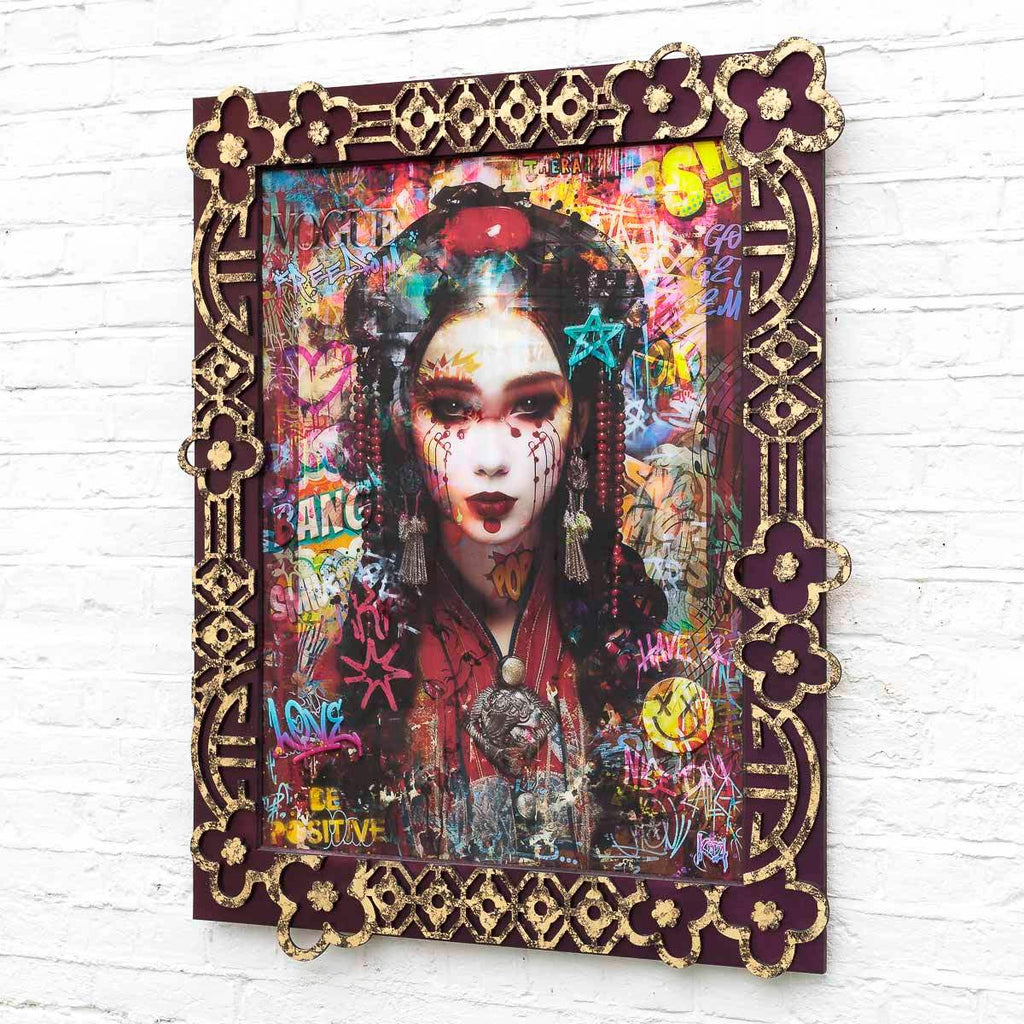 Urban Muse - Original - SOLD by artist Kid-A - Wyecliffe Galleries