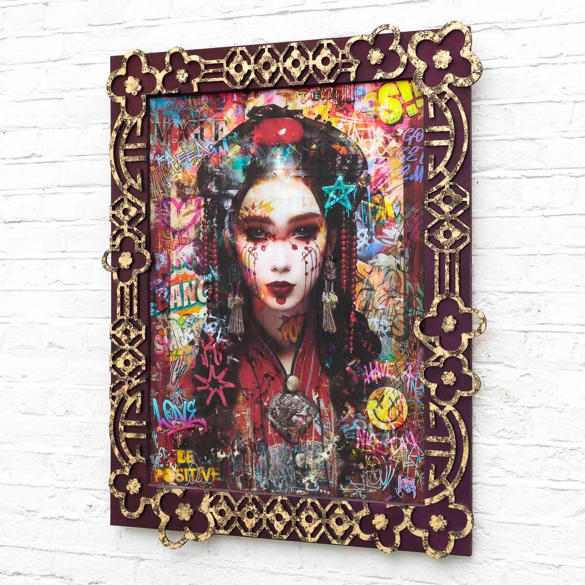 Urban Muse - Original - SOLD by artist Kid-A - Wyecliffe Galleries