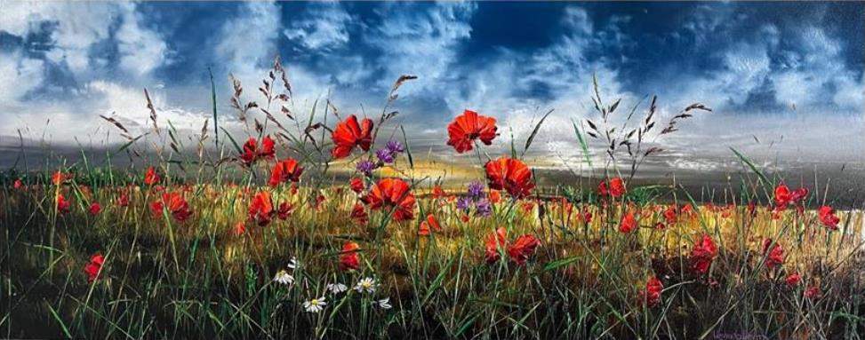Better Together - Original - SOLD by artist Kimberley Harris - Wyecliffe Galleries