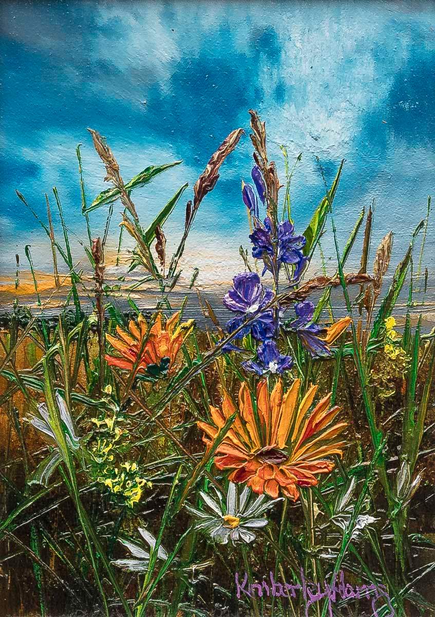Garden of the Moment - Original by artist Kimberley Harris - Wyecliffe Galleries