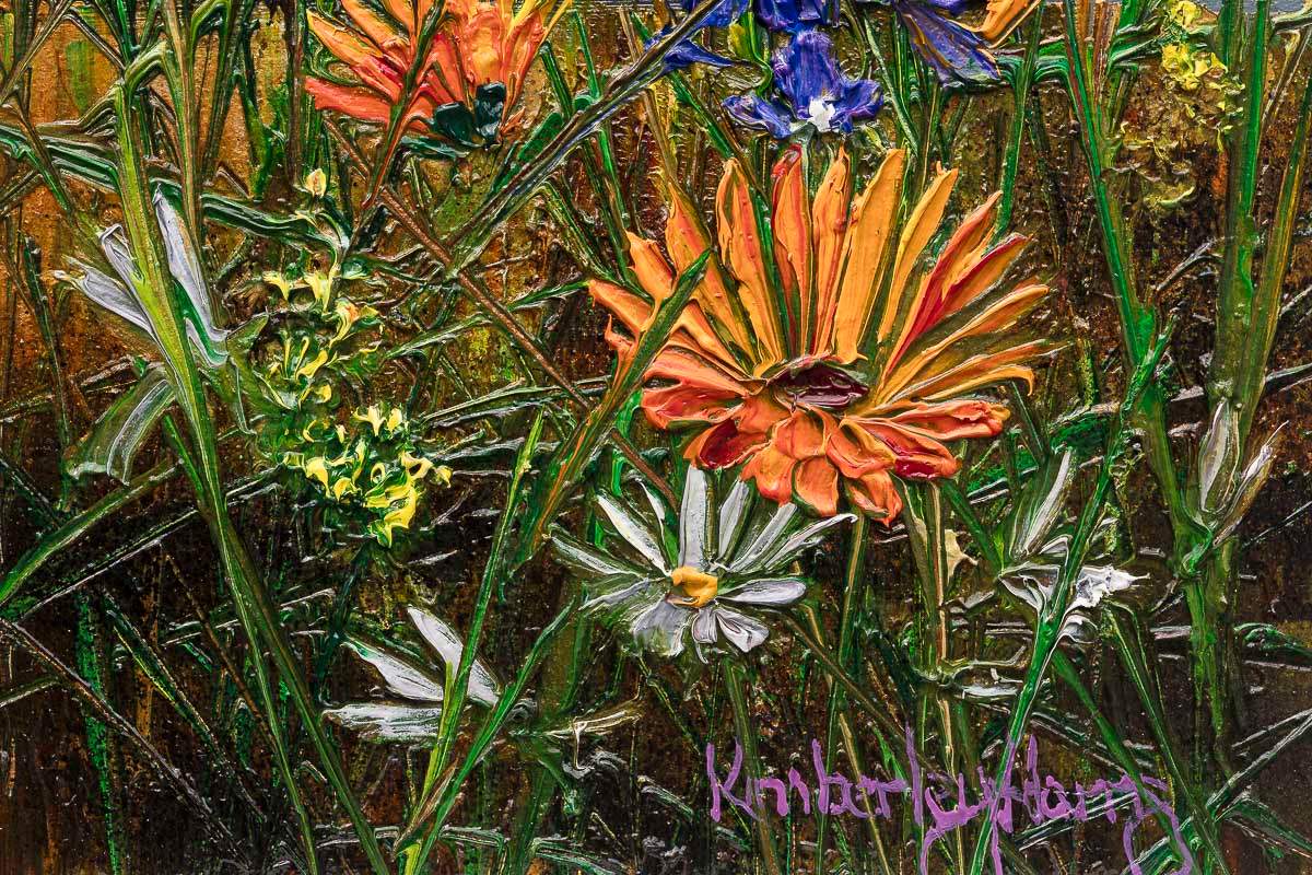 Garden of the Moment - Original by artist Kimberley Harris - Wyecliffe Galleries