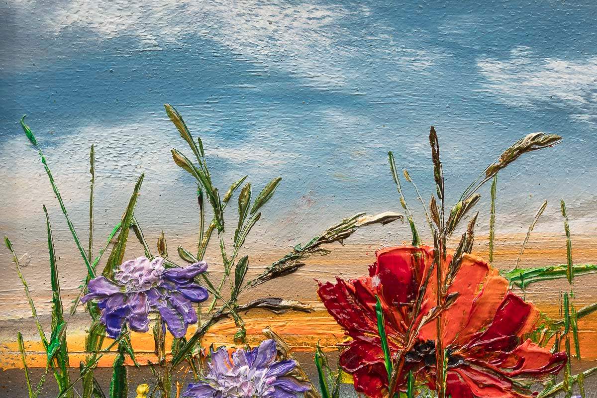 Horizon in Bloom - Original by artist Kimberley Harris - Wyecliffe Galleries