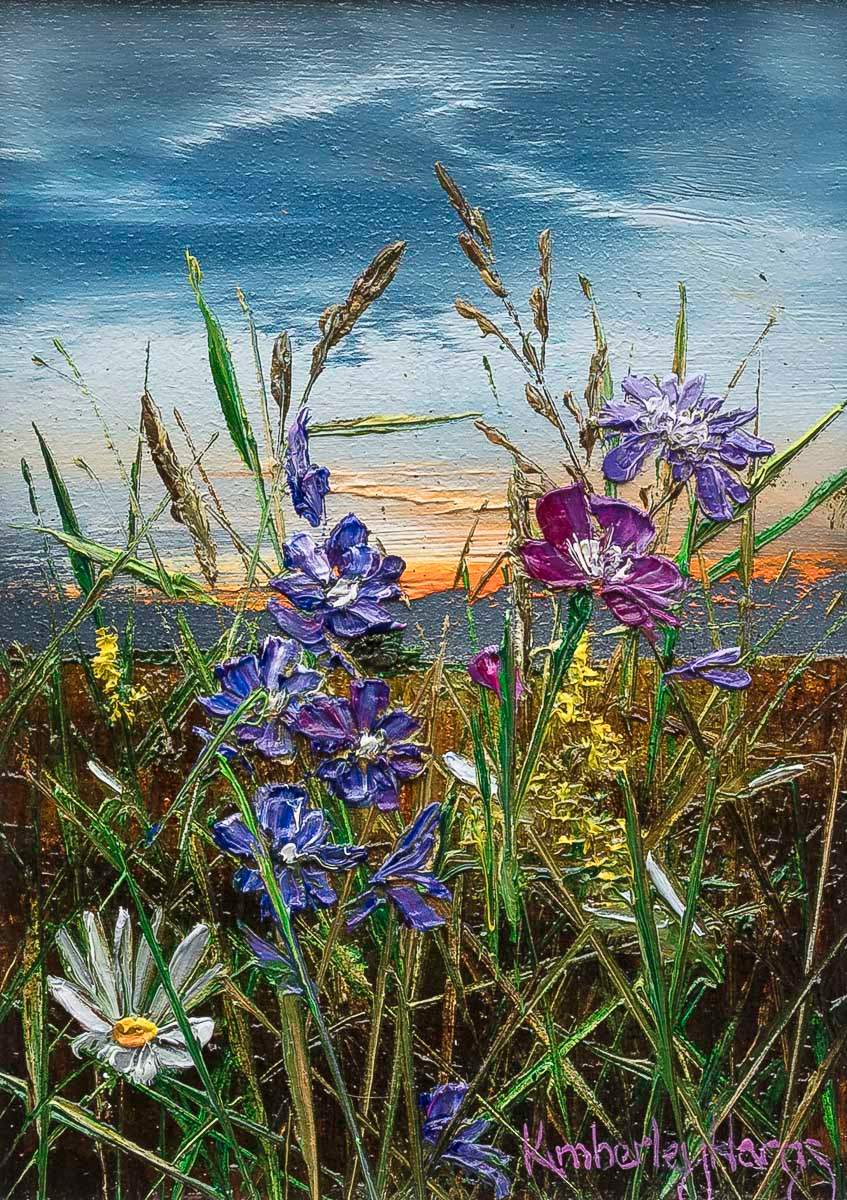 Lavender Breeze - Original by artist Kimberley Harris - Wyecliffe Galleries