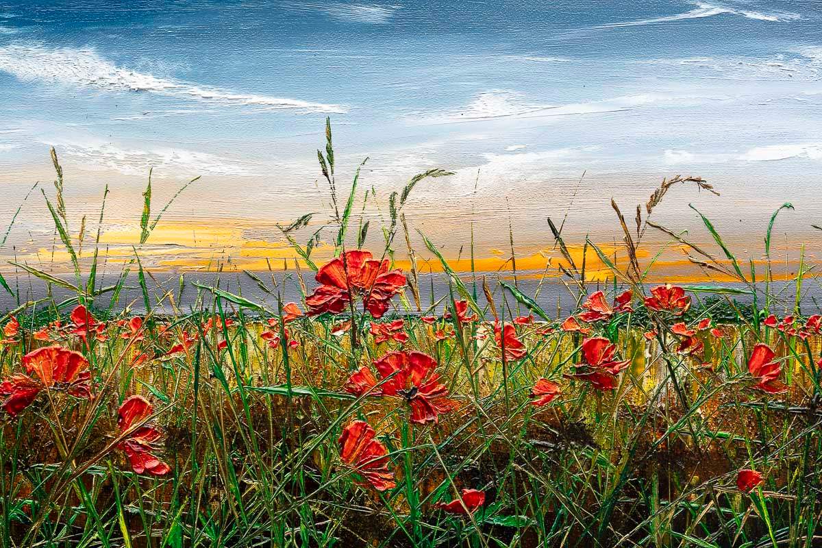 Lest We Forget - Original - SOLD by artist Kimberley Harris - Wyecliffe Galleries