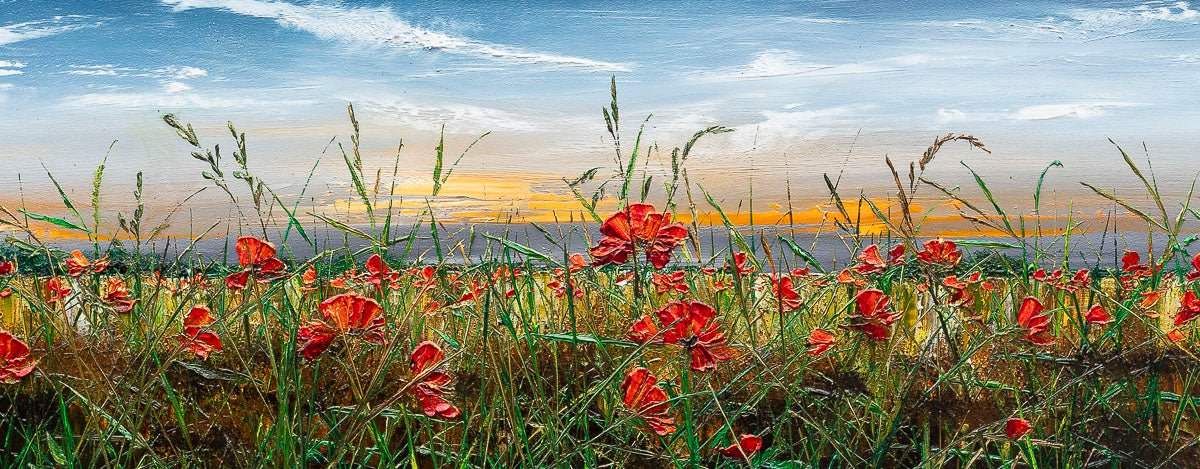 Lest We Forget - Original - SOLD by artist Kimberley Harris - Wyecliffe Galleries