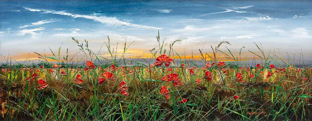 Lest We Forget - Original - SOLD by artist Kimberley Harris - Wyecliffe Galleries