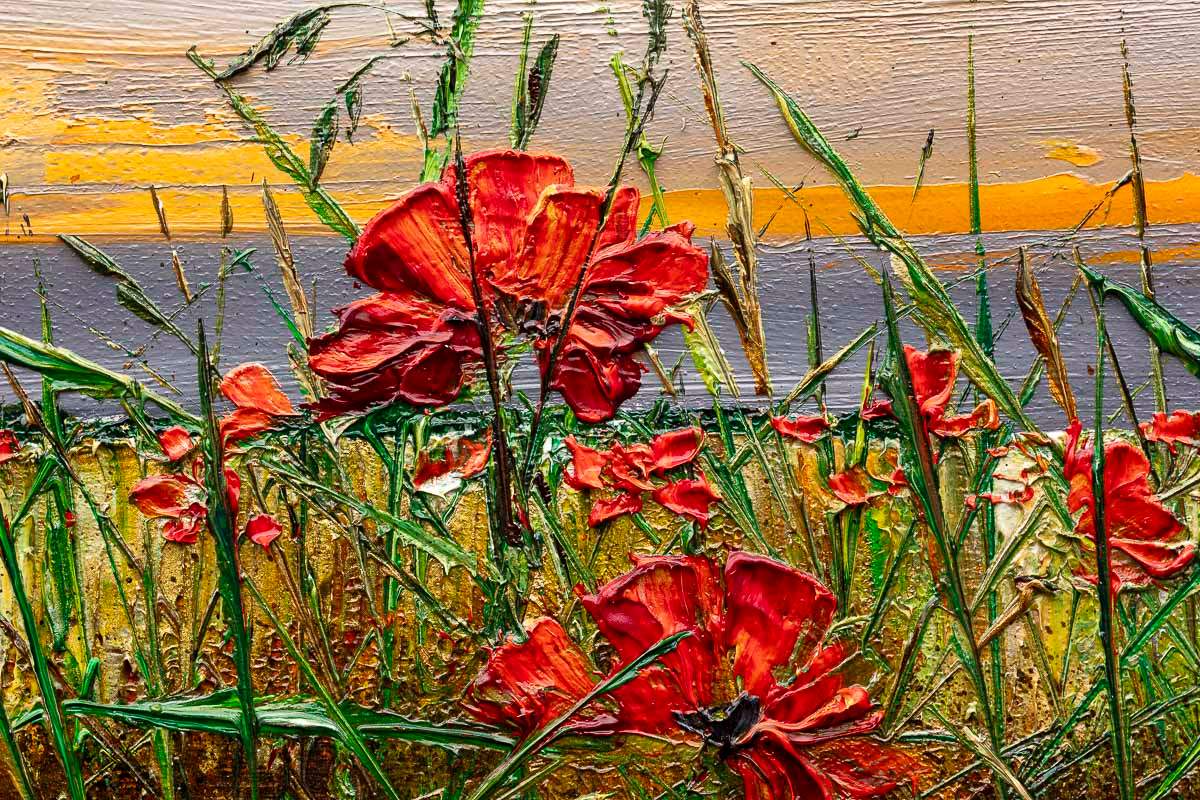 Lest We Forget - Original - SOLD by artist Kimberley Harris - Wyecliffe Galleries