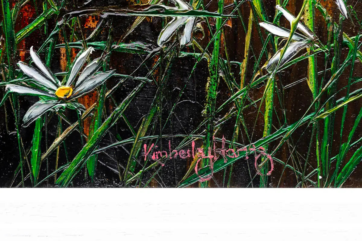 Light Across The Meadow - Original by artist Kimberley Harris - Wyecliffe Galleries