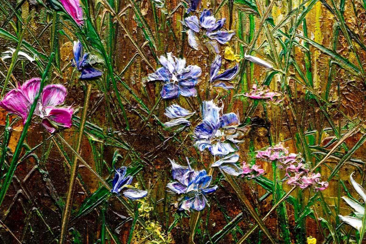 Light Across The Meadow - Original by artist Kimberley Harris - Wyecliffe Galleries