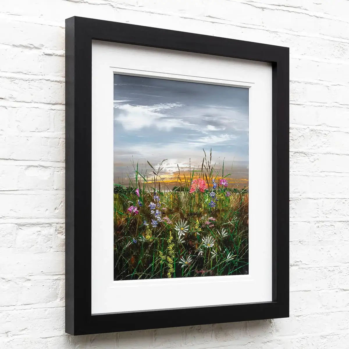 Light Across The Meadow - Original by artist Kimberley Harris - Wyecliffe Galleries