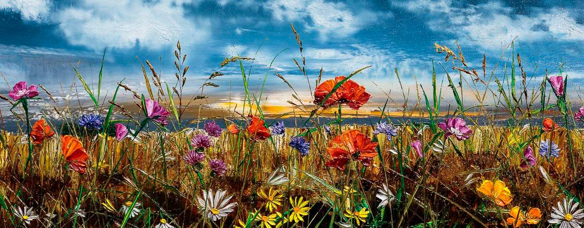 Our View - Original - SOLD by artist Kimberley Harris - Wyecliffe Galleries