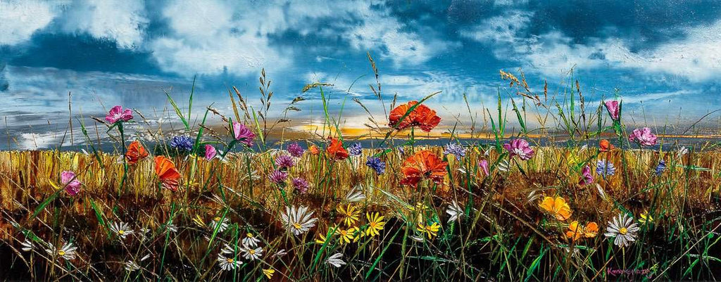 Our View - Original - SOLD by artist Kimberley Harris - Wyecliffe Galleries