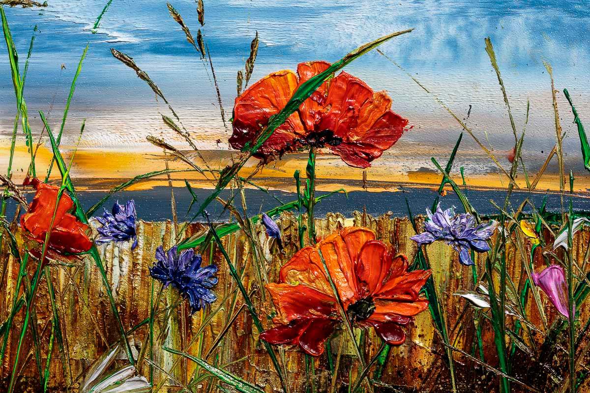 Our View - Original - SOLD by artist Kimberley Harris - Wyecliffe Galleries