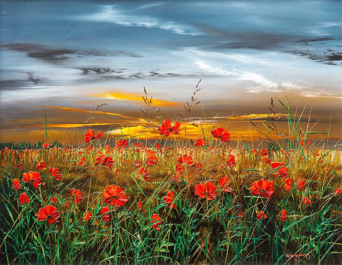 Peaceful Retreat - Original - SOLD by artist Kimberley Harris - Wyecliffe Galleries