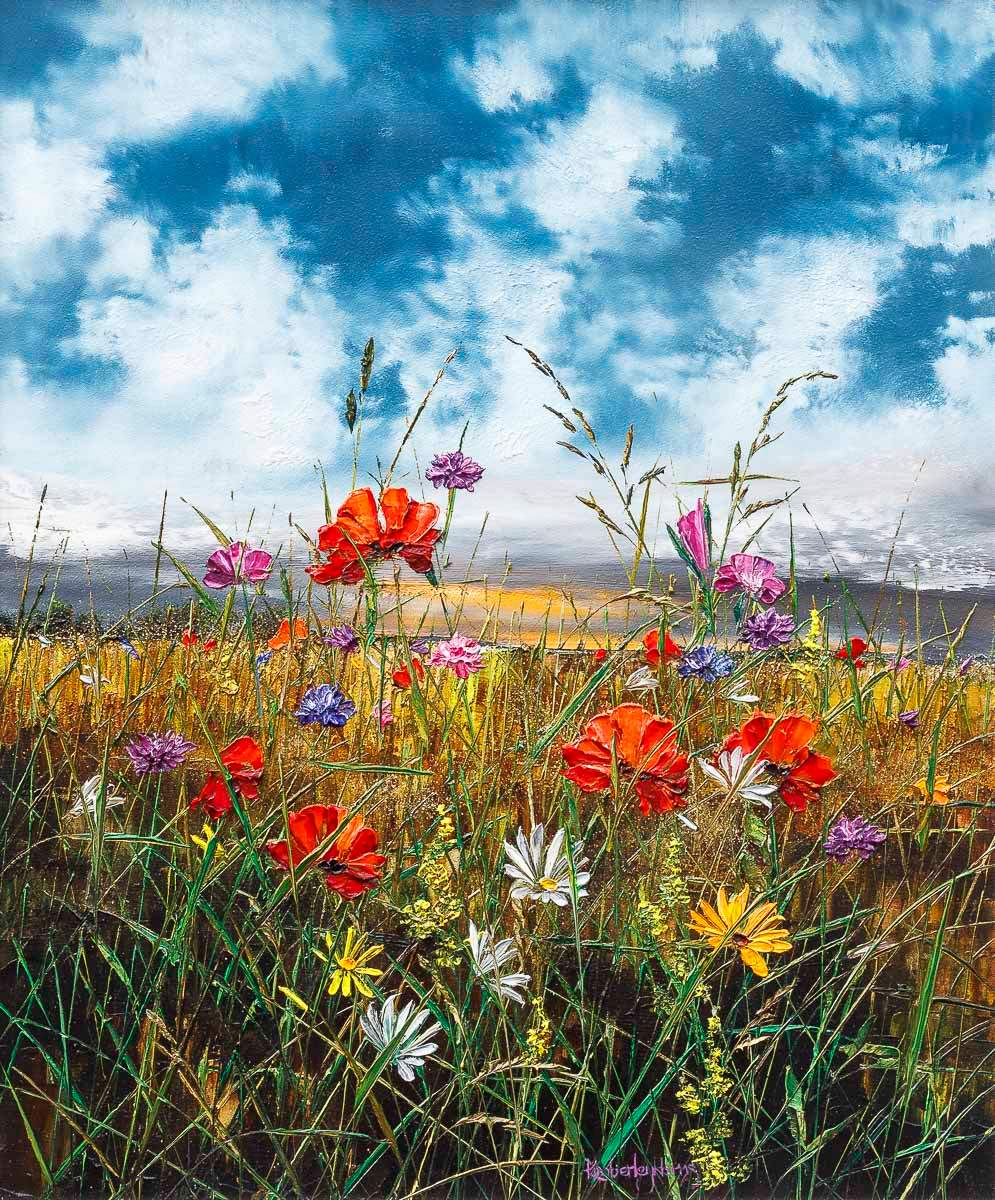 Remember Our Love - Original - SOLD by artist Kimberley Harris - Wyecliffe Galleries