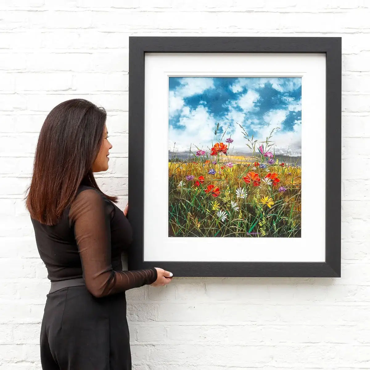 Remember Our Love - Original - SOLD by artist Kimberley Harris - Wyecliffe Galleries