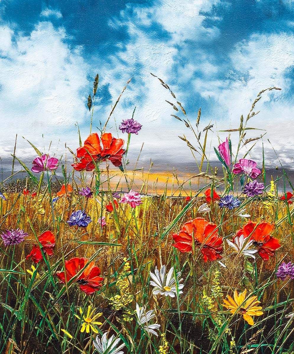 Remember Our Love - Original - SOLD by artist Kimberley Harris - Wyecliffe Galleries