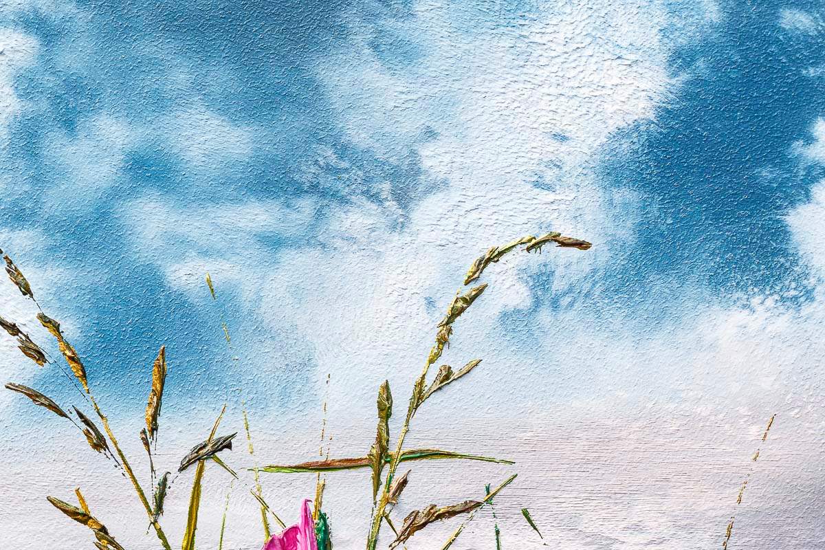 Remember Our Love - Original - SOLD by artist Kimberley Harris - Wyecliffe Galleries