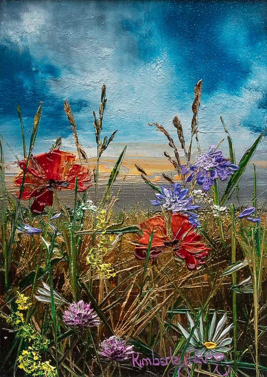 Skysong and Stem - Original by artist Kimberley Harris - Wyecliffe Galleries