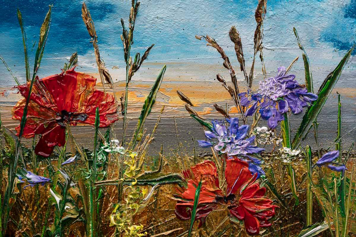 Skysong and Stem - Original by artist Kimberley Harris - Wyecliffe Galleries