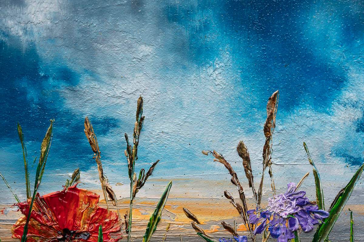 Skysong and Stem - Original by artist Kimberley Harris - Wyecliffe Galleries