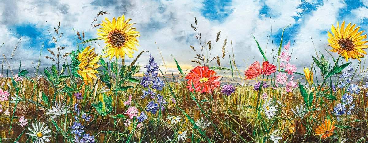 Symphony - Original - SOLD by artist Kimberley Harris - Wyecliffe Galleries