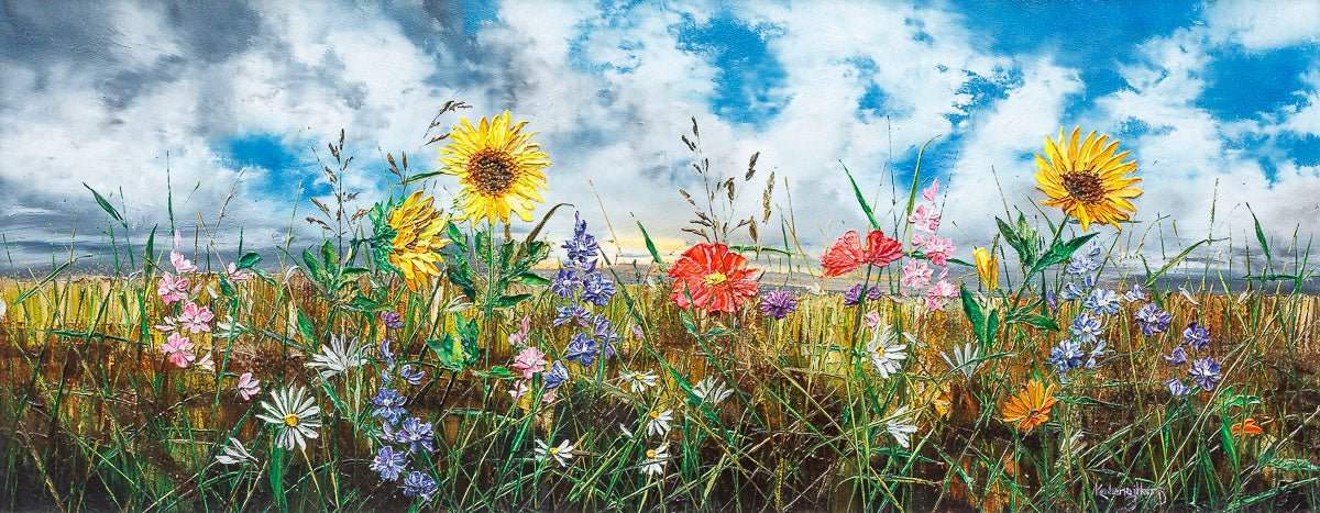 Symphony - Original - SOLD by artist Kimberley Harris - Wyecliffe Galleries