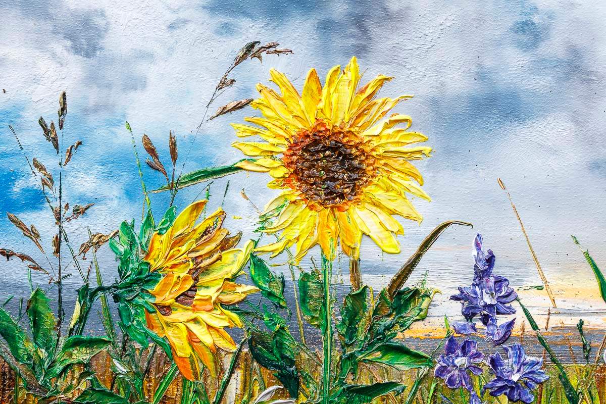Symphony - Original - SOLD by artist Kimberley Harris - Wyecliffe Galleries