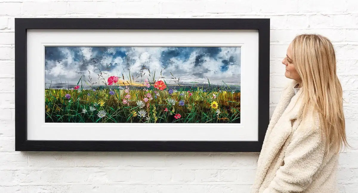 Wildflower Symphony - Original - SOLD by artist Kimberley Harris - Wyecliffe Galleries