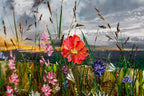 Wildflower Symphony - Original - SOLD by artist Kimberley Harris - Wyecliffe Galleries