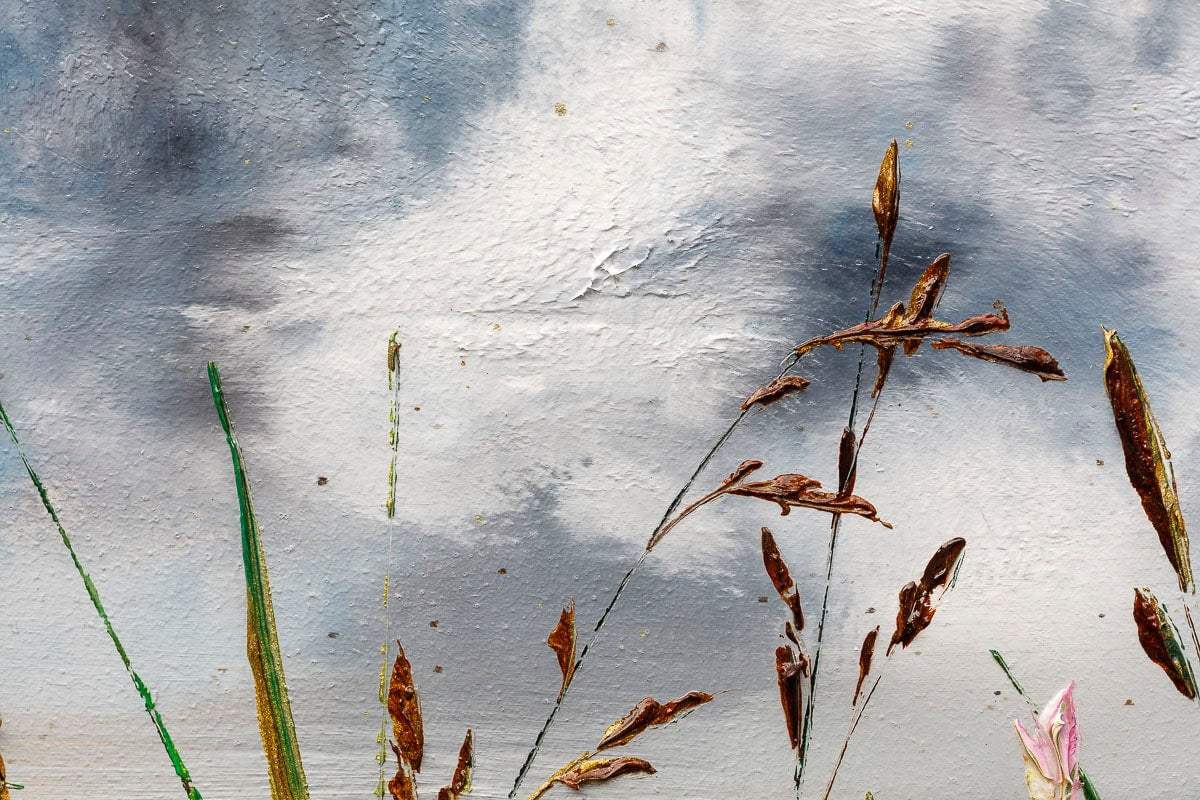 Wildflower Symphony - Original - SOLD by artist Kimberley Harris - Wyecliffe Galleries