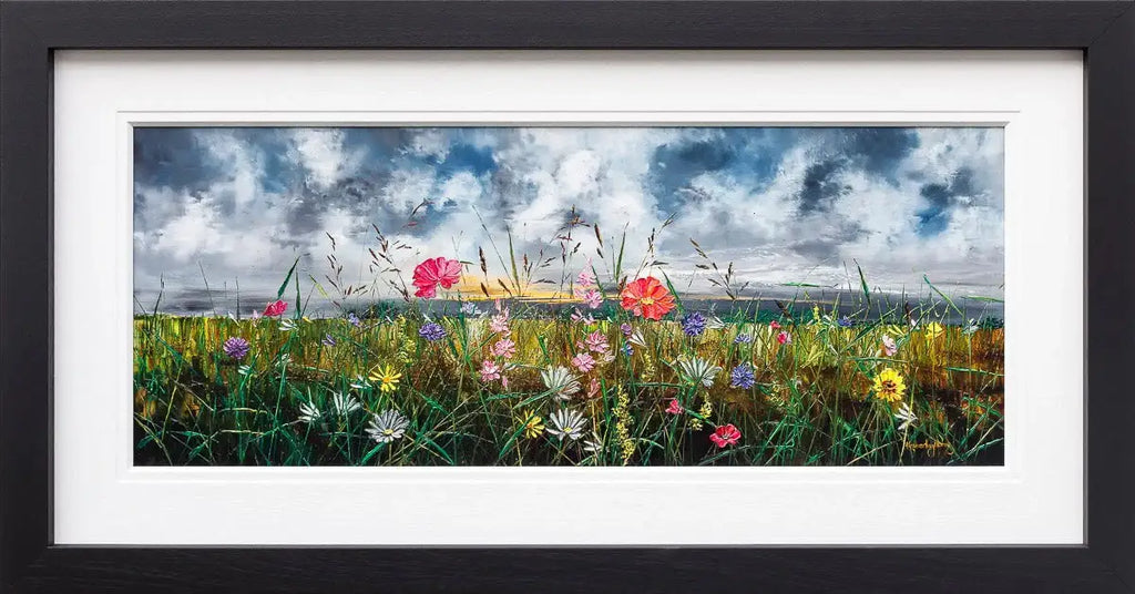 Wildflower Symphony - Original - SOLD by artist Kimberley Harris - Wyecliffe Galleries