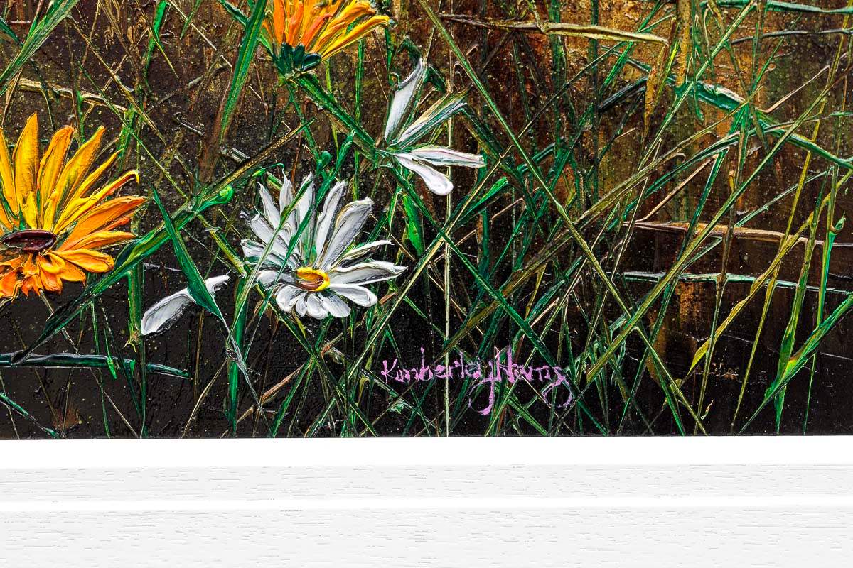 Wildflower Whispers - Original by artist Kimberley Harris - Wyecliffe Galleries