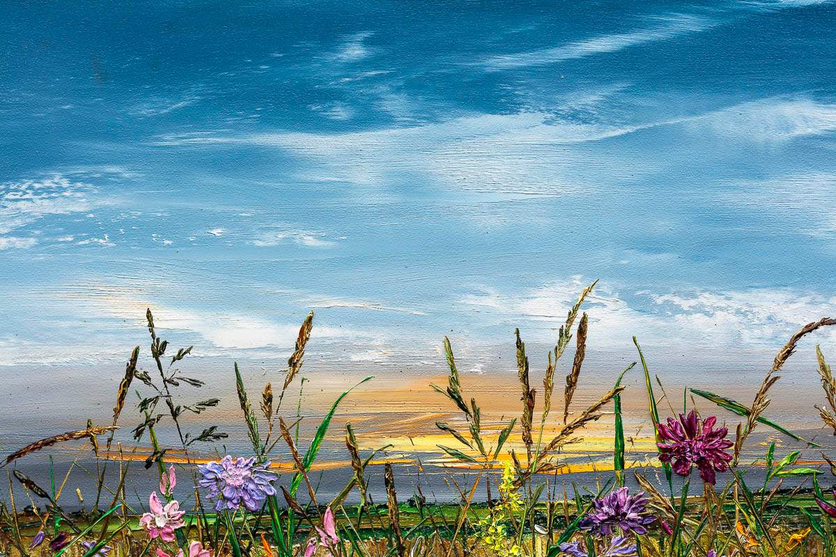 Wildflower Whispers - Original by artist Kimberley Harris - Wyecliffe Galleries