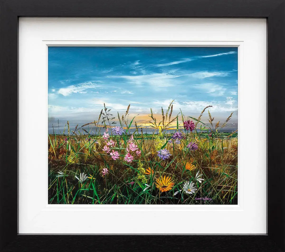 Wildflower Whispers - Original by artist Kimberley Harris - Wyecliffe Galleries