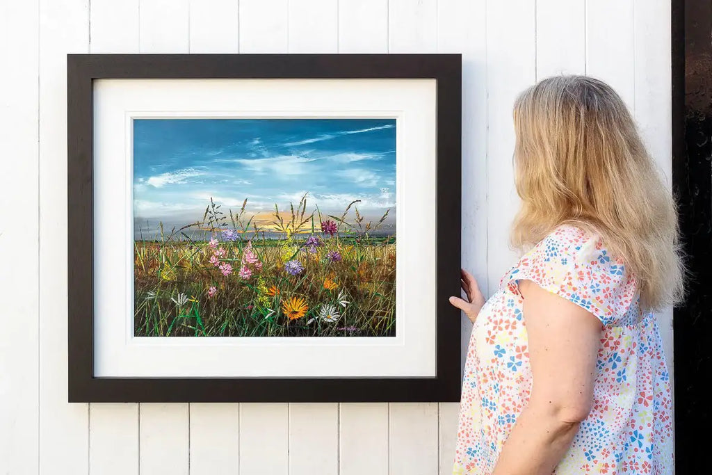 Wildflower Whispers - Original by artist Kimberley Harris - Wyecliffe Galleries
