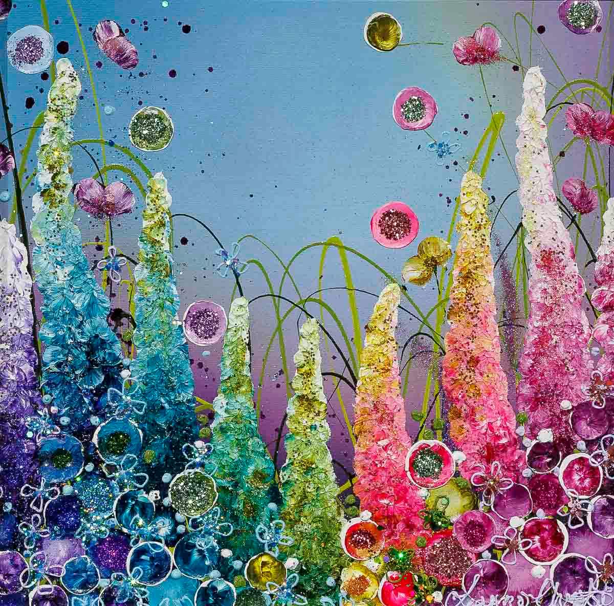 A Love Like Ours - Original - SOLD by artist Leanne Christie - Wyecliffe Galleries