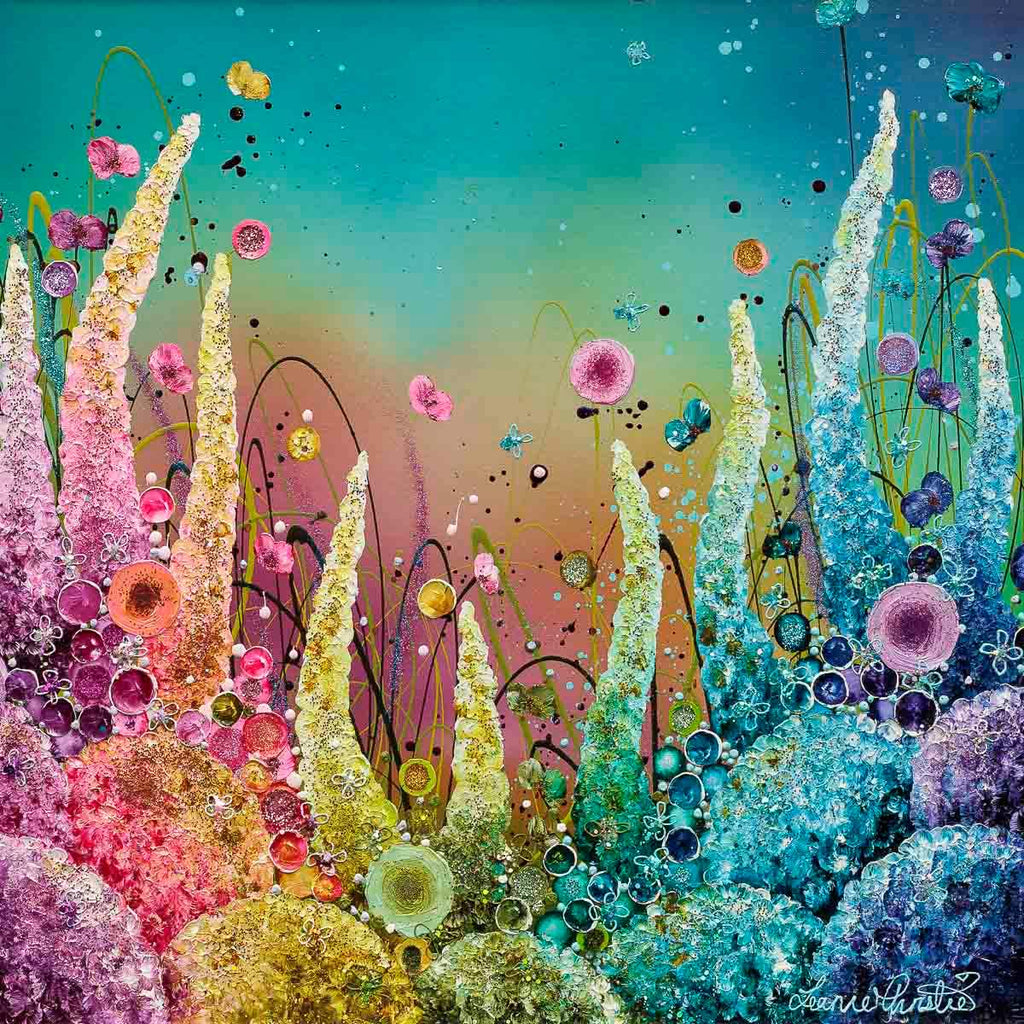 Fairytale Dreamscape - Original - SOLD by artist Leanne Christie - Wyecliffe Galleries