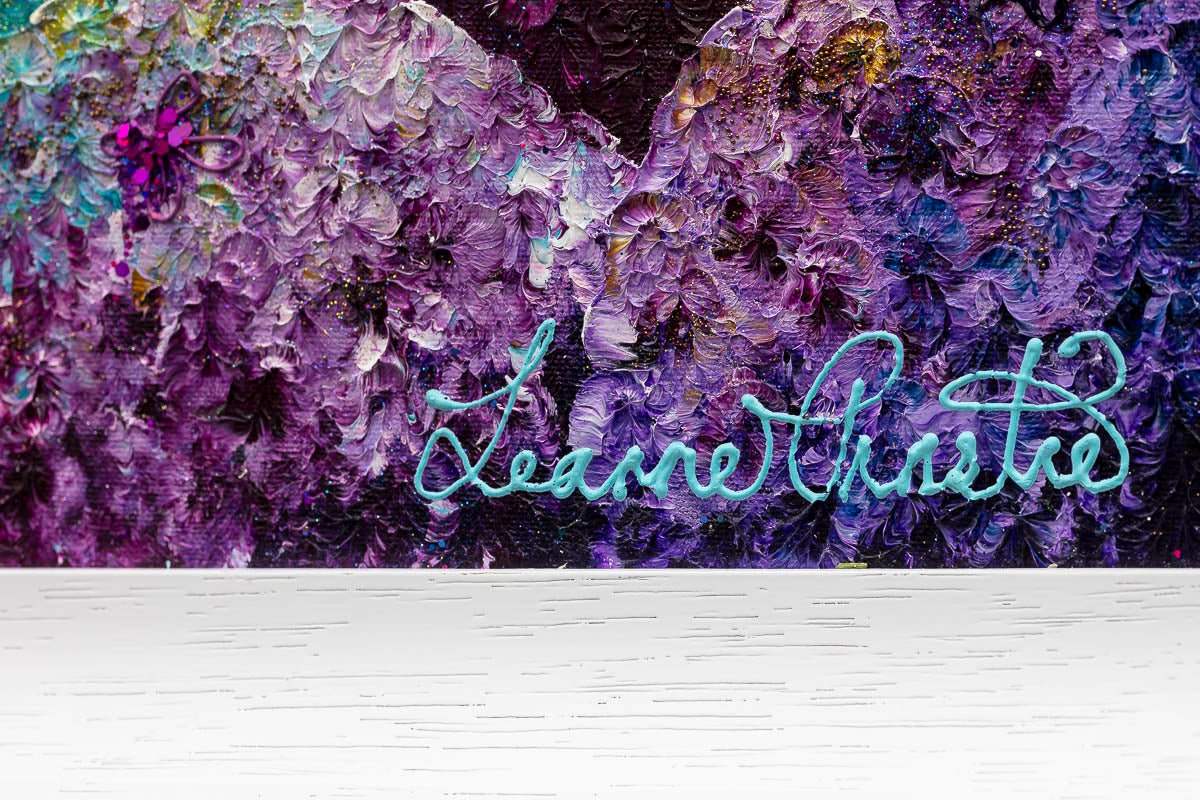 Field of Blooms - Original by artist Leanne Christie - Wyecliffe Galleries