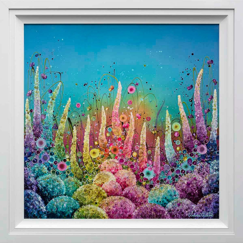 Field of Blooms - Original by artist Leanne Christie - Wyecliffe Galleries