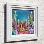 Floral Fantasy - Original - SOLD by artist Leanne Christie - Wyecliffe Galleries