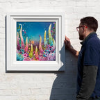 Floral Fantasy - Original - SOLD by artist Leanne Christie - Wyecliffe Galleries