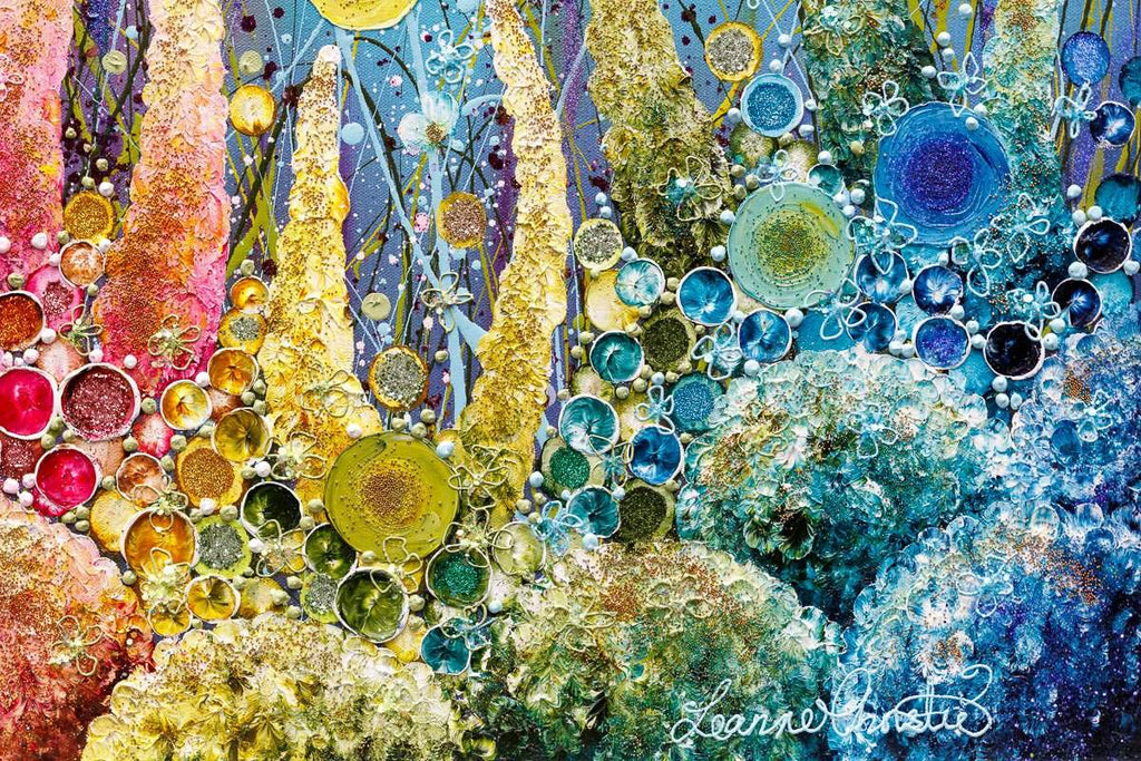 Give My Heart Hope - Original - SOLD by artist Leanne Christie - Wyecliffe Galleries