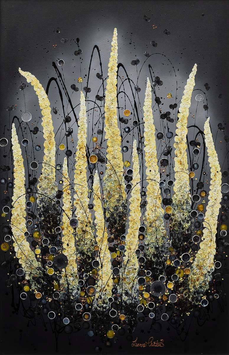 Golden Beauty - Original by artist Leanne Christie - Wyecliffe Galleries