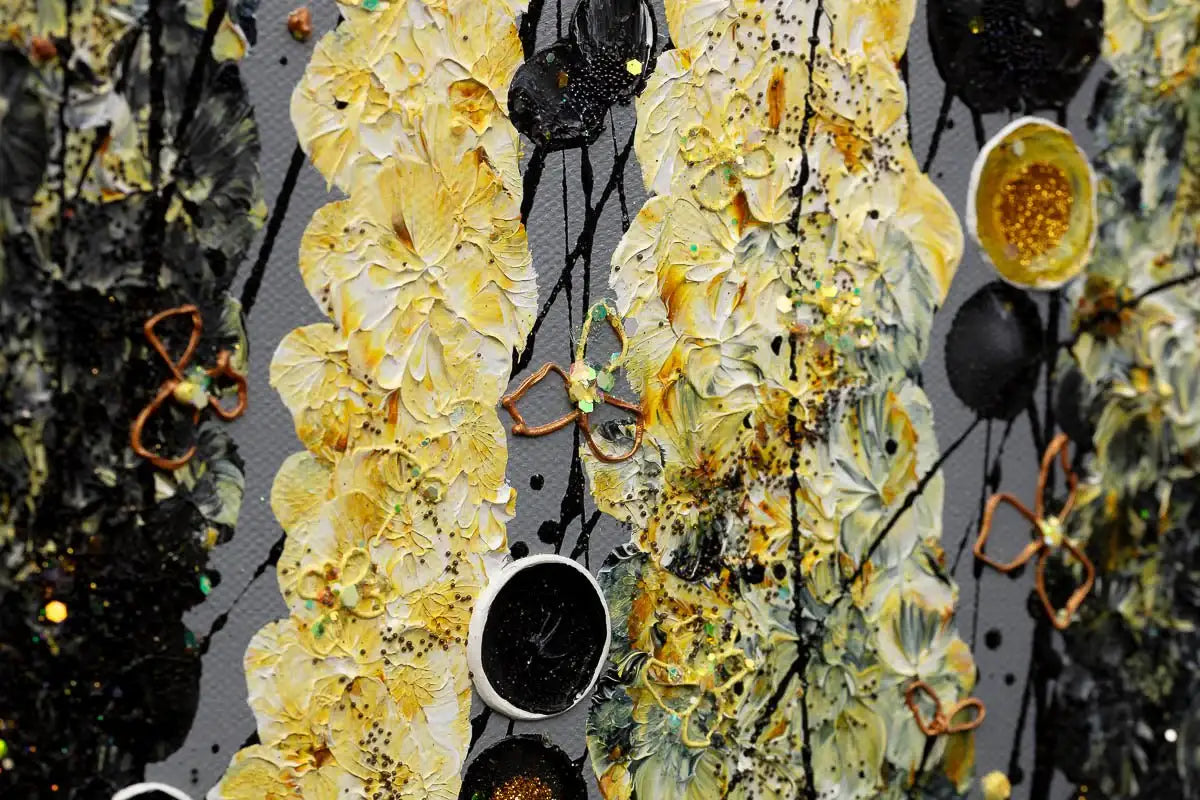 Golden Beauty - Original by artist Leanne Christie - Wyecliffe Galleries