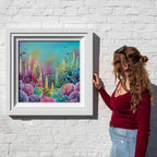 Rainbow Meadows - Original - SOLD by artist Leanne Christie - Wyecliffe Galleries