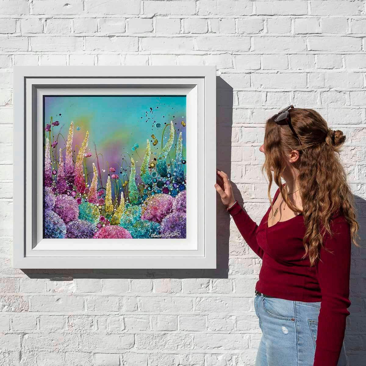 Rainbow Meadows - Original - SOLD by artist Leanne Christie - Wyecliffe Galleries