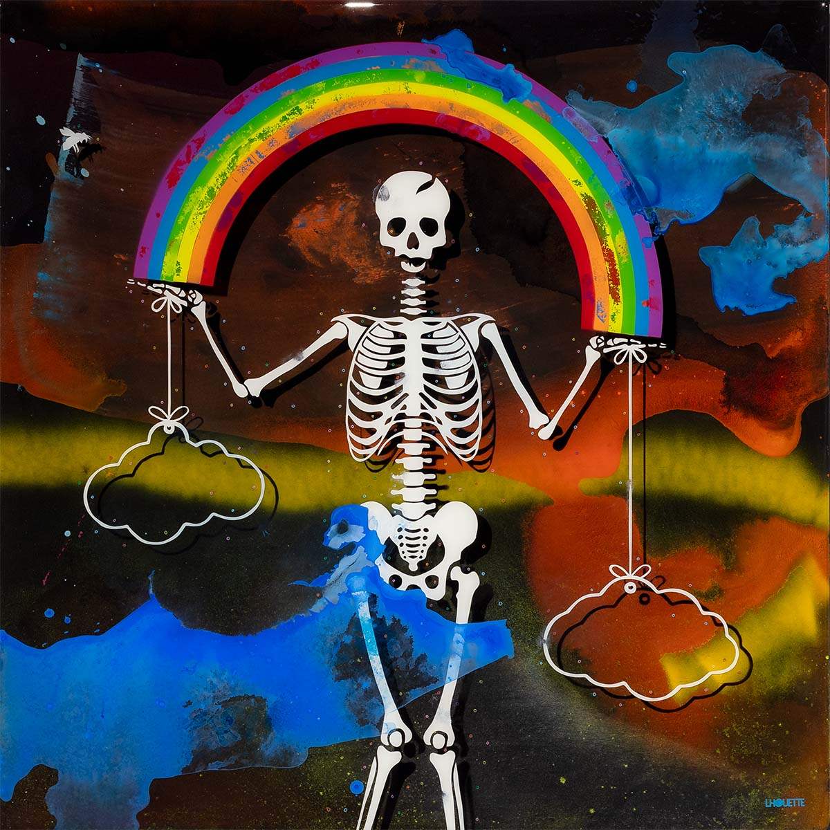 A-OK - Large Study - Original by artist Lhouette - Wyecliffe Galleries